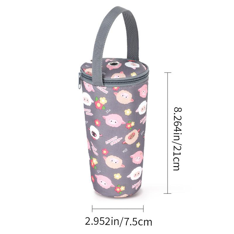

Creative Handheld Water Bottle Bag, Insulated Water Bottle Pocket, Cute Outdoor Milk Tea & Coffee Cup Sleeve A2