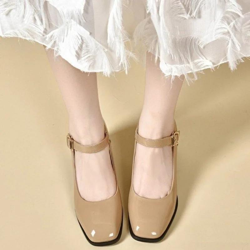 Fashion 2025Shoes For Women Comfortable And Elegant With Medium Heels Woman Pumps Luxury Women's Hot Trendy Stylish A Non Slip Offer On