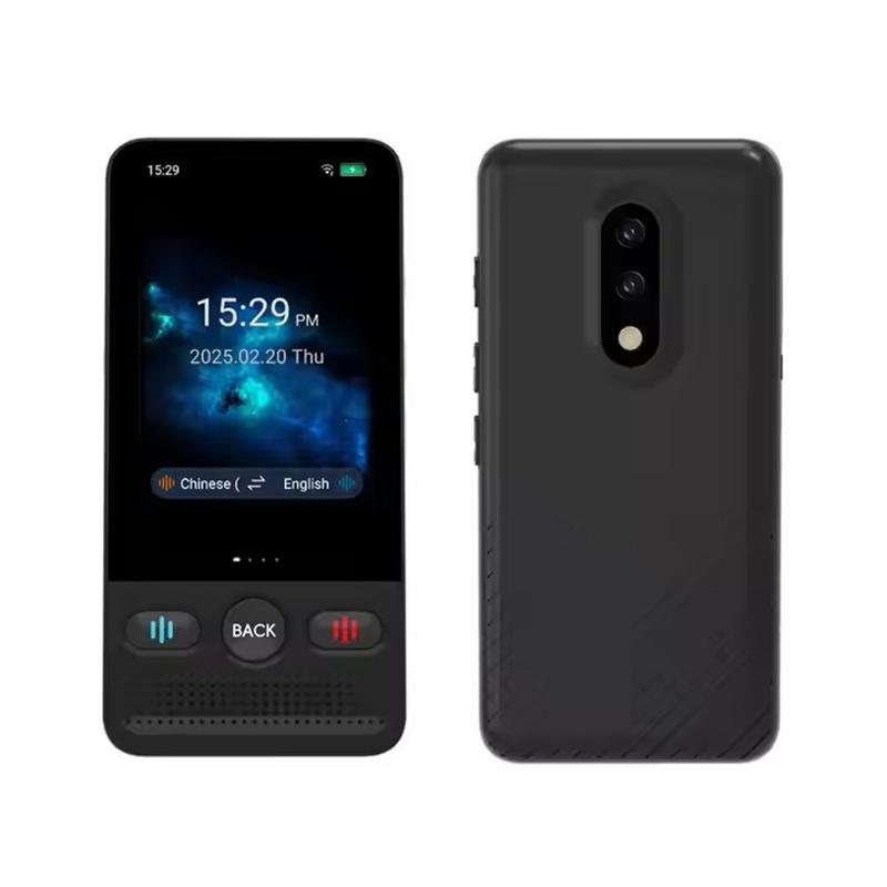 

Устройство-переводчик T13 Поддержка 160 языков Мгновенный Интеллектуальный Перевод в Реальном Времени Машина для Перевода Текста и Фото чёрный