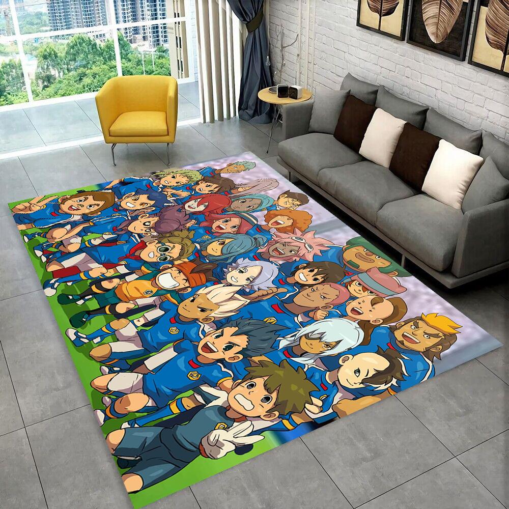 Anime Inazuma Eleven Mark Evans Zeichentrick Teppich, Teppich für Wohnzimmer Schlafzimmer Sofa Fußmatte Dekoration, Rutschfeste Bodenmatte