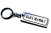 GX81 Mark II Double Ring Acrylic Original Keychain A-603-2 Silver/Black (Classic Car)