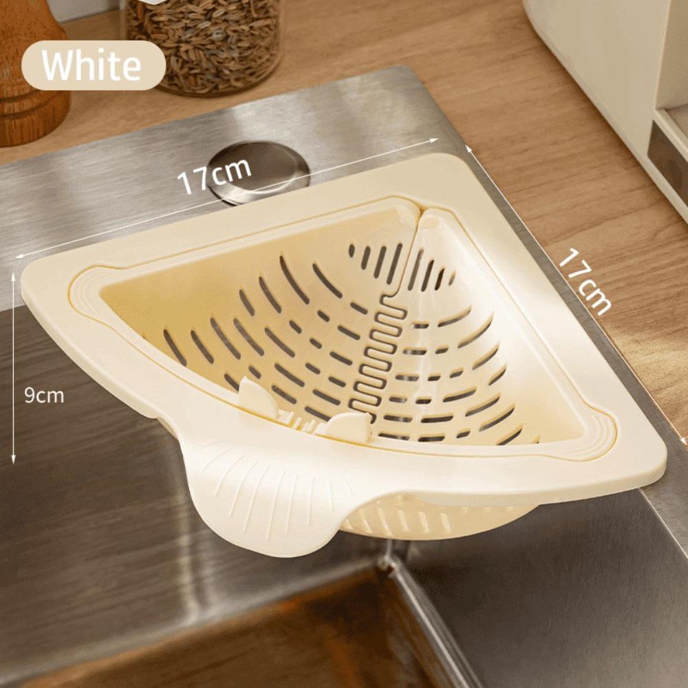 Triangle Sink Drain Basket Magnetic Kitchen Sink Trash Boxes  Kitchen Supplies