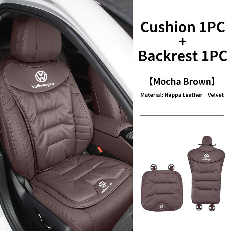 sax43Car Seat Soft Velvet Cushion Plush Non-slip Cover Front Rear Seat Cover For Volkswagen VW Golf 4 6 7 GTI Tiguan Passat B5 B7 MK5