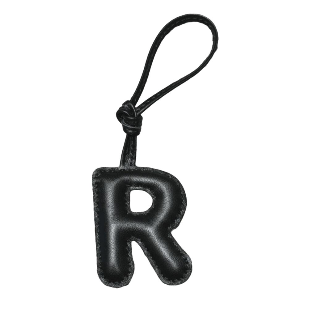 26 Initials Leather Alphabet Key Chain Genuine Sheepskin Car Pendant  Ladies