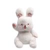 Hug Baby Genuine Plush Waving Rabbit Toy - Creative Jointed Healing Doll Gift