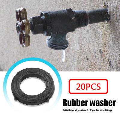 Sealing Machine Oil-Resistant Combination Kit Garden Hose Washers Water Faucet Fitting with Self Locking Tabs 20 Pack