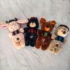 Animal Series Squeaky Teething Toy for Medium-Large Dogs - Teddy & Golden Retriever Design