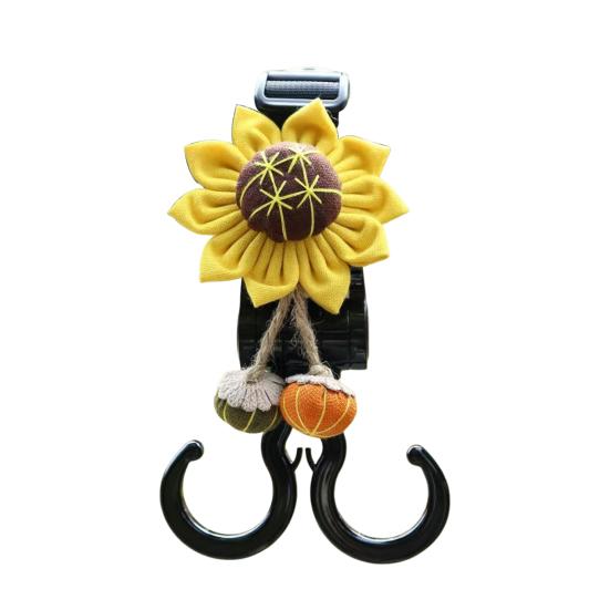 Blumen Roller Lenkerhalterung Haken Verstellbares Gurtband Robuster Roller Elektrofahrrad Lenkergriff Aufhänger mit Doppelhaken