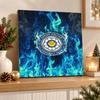 Leeds United Fotbalová diamantová malba Kit 5D Plné vrtáky DIY diamantová mozaika Nástěnné umění Domácí dekorace