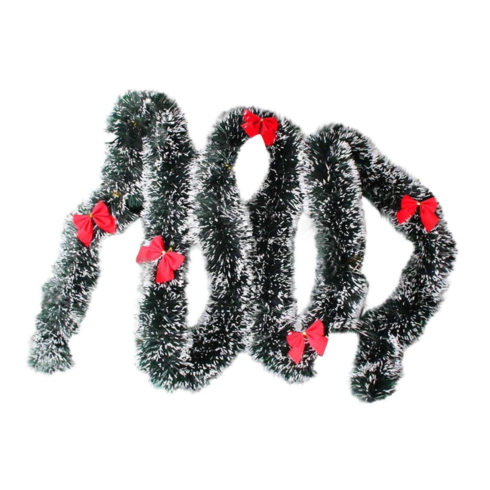 

2m Christmas Bowknots Balls Garland, Xmas Tree Ornament For Mall Bar Party Supplies