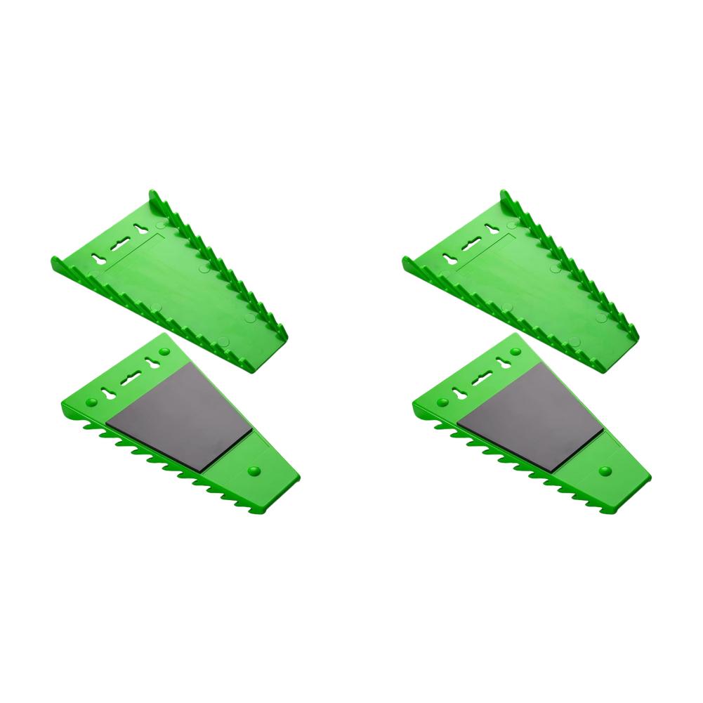 1/2Pcs Wrench Organizer Plastic Spanner Holder Tools Tray Wrench Storage Rack Magnetic Spanner Storage Tool Garage Wrenches Tray