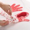 2Pcs Waterproof Strawberry Brush Gloves Convenient Powerful Cleaning Versatile Housework Gloves for Tableware
