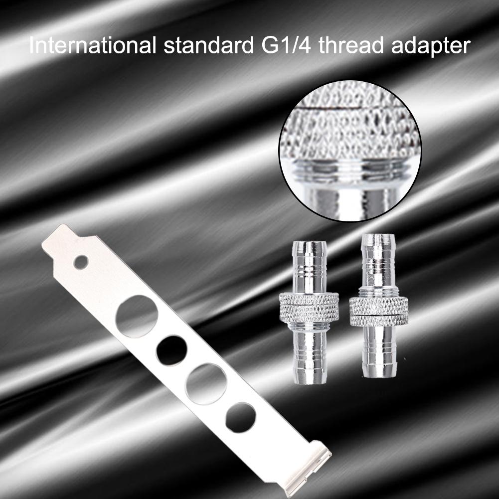 G1 4 Thread Fitting Direct Hose Connection Connector for Computer Water Cooling System(11mm)