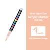 16 Colors Acrylic Marker Pen for Rock Painting Brush Tip Waterproof Paint Paint Markers Fabric Fabric Markers Art Supplies
