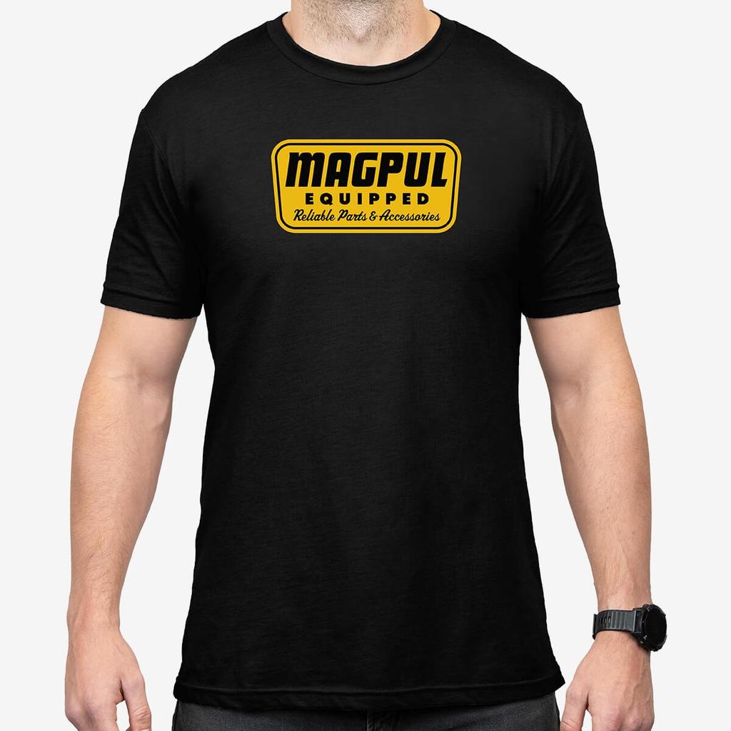 2025 New Summer New MAGPUL Basic Print Series Round Neck Short Sleeve T-shirt Loose and Comfortable