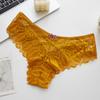 Mid-waist Sexy Cross-border Hot Sale Lace Women's Panties Bow Cross-strap European Beautiful Women's Briefs
