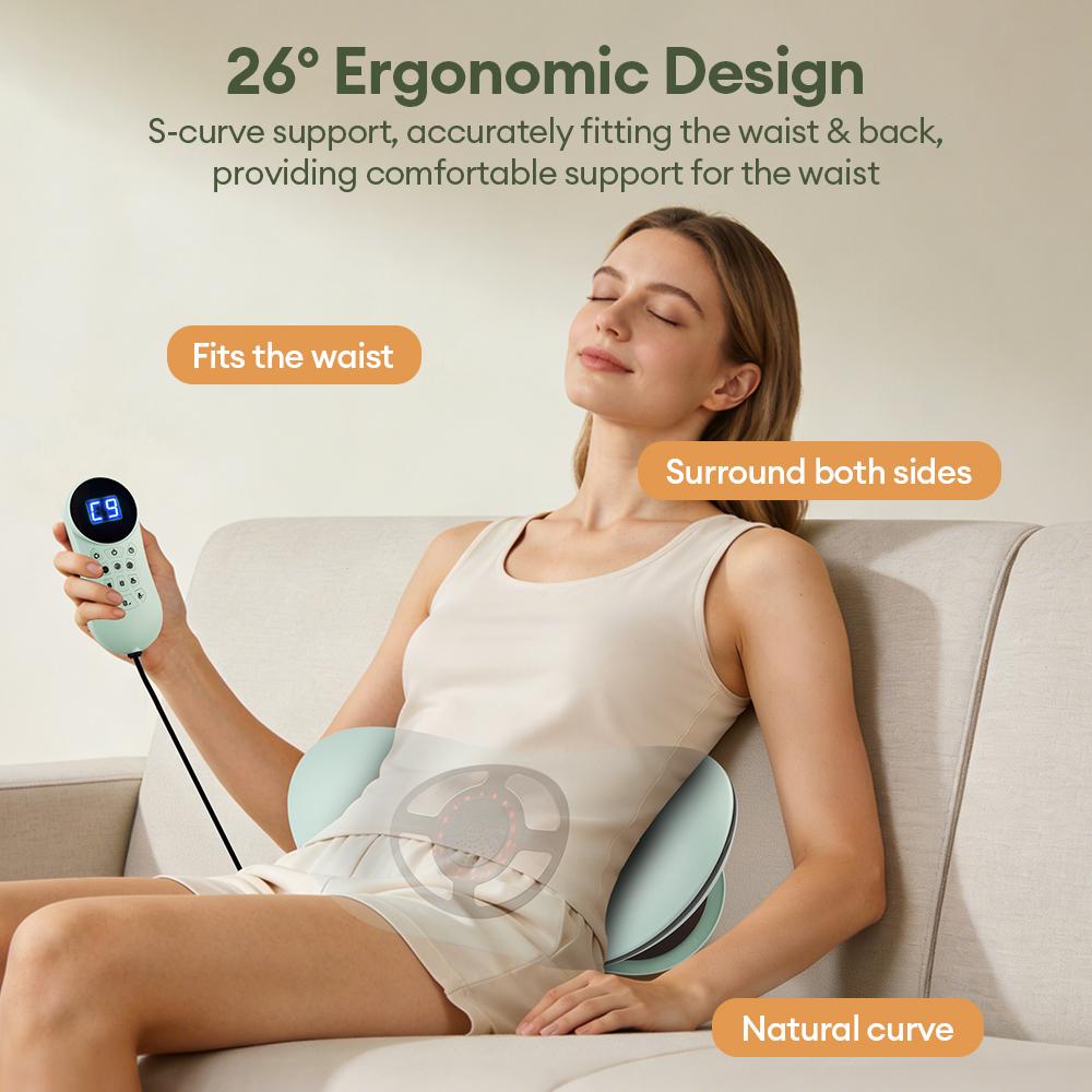 New Electric Lumbar Traction Device Massager Adjustable Intensity Electric Inflatable Back Stretcher Waist Spine Support Back