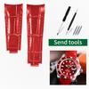 20mm Arc joint watch Strap For Rolex Genuine Leather watchband Submariner Daytona GMT men Original Style cowhide watch bracelet