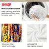 Dragon Ball Light Thin Blanket Breathable Flannel Blanket for Sofa Bed Daily Home Use THW