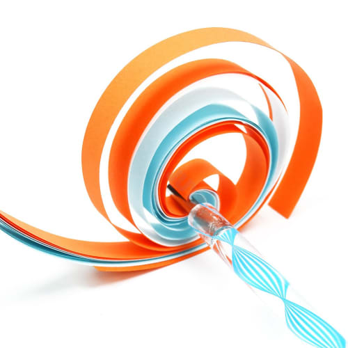 JUYA Quilling Hole Punching Tool with Stainless Steel Head (3-Piece Set, Blue)