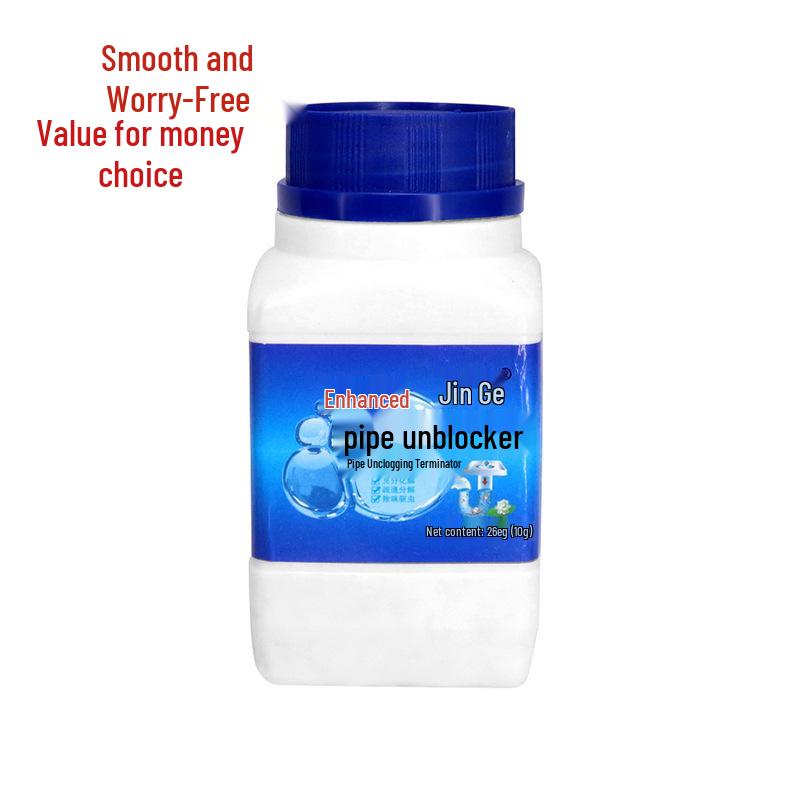 Powerful Pipe Unblocker with Active Oxygen - Dissolves and Deodorizes for Bathroom, Kitchen, and Toilet Disinfection