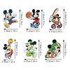 6Pcs Sports Series Diamond Art Fridge Magnet Diamond Painting Refrigerator Magnet DIY Fridge Stickers for Fridge Whiteboards