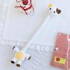 White Color Long Neck Rabbit Plush Keychain Funny Design Panda Plush Pendant  Backpack Accessory