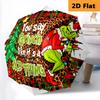 1 Stück Grinch-Schirm Tragbare 8-Rippen-Struktur geeignet für alle Jahreszeiten, Zuhause, Reisen, Outdoor-Schirm