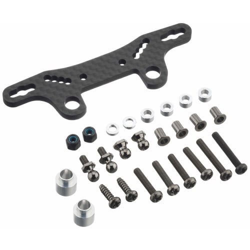 

TAMIYA Hop Up Options No.1947 OP.1947 TT-02 Carbon Damper Stay II (Товщина 3,5 мм) 54947