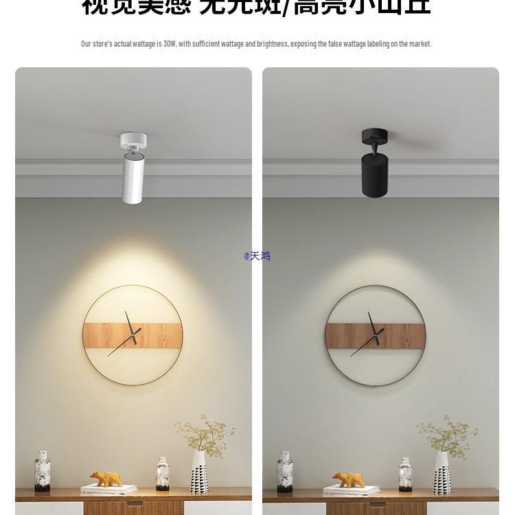 Adjustable Angle Surface Mounted Spotlight - Single Ceiling Downlight