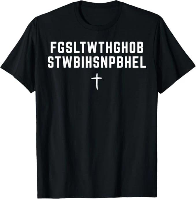For God So Loved The World FGSLTWTHGOB Faith Christian T-Shirt M