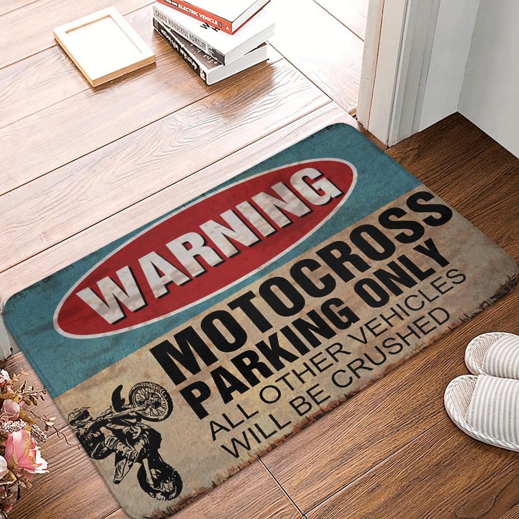Welcome Beware Of Wife Kids And Pets Doormat Anti-Slip Bathroom Kitchen Mat Garden Garage Door Floor Entrance Carpet Rug