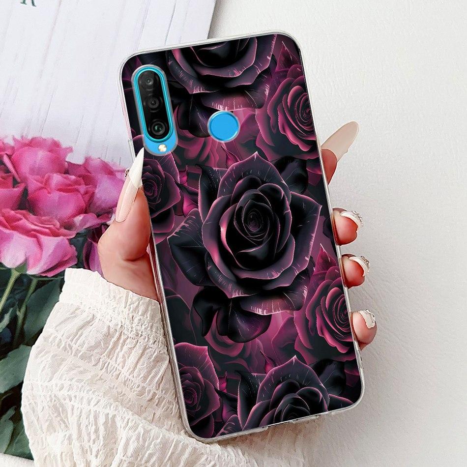 For Huawei P30 Lite P 30 P30 Pro Cool Dragon Tiger Painting Phone Case For Huawei P30 P30Pro P30lite Soft Silicone TPU Cases