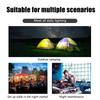 Portable Led Flood Light 10W Spotlight 150Lm Bright Work Light Usb Rechargeable For Camping Emergency Lamp By 18650