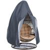 Waterproof Eggshell Hanging Chair Dust Cover - Zipper Style, Outdoor 210 Oxford Cloth