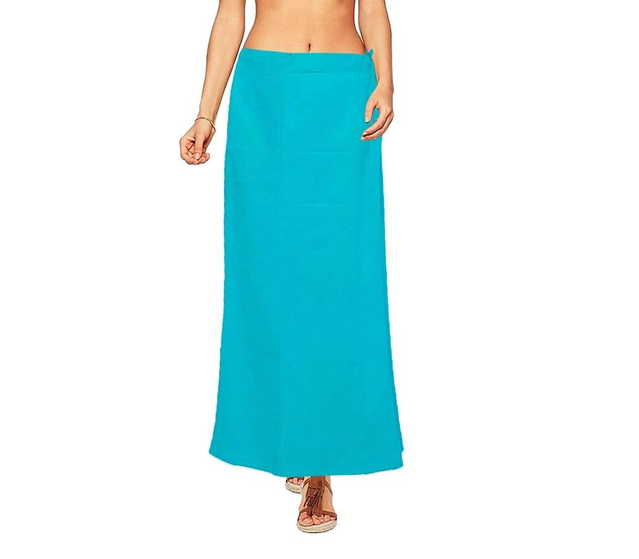 TreegoArt Fashion Fashion Women's Cotton Petticoat Saree Underskirt Sari Underwear Free Size Adjustable