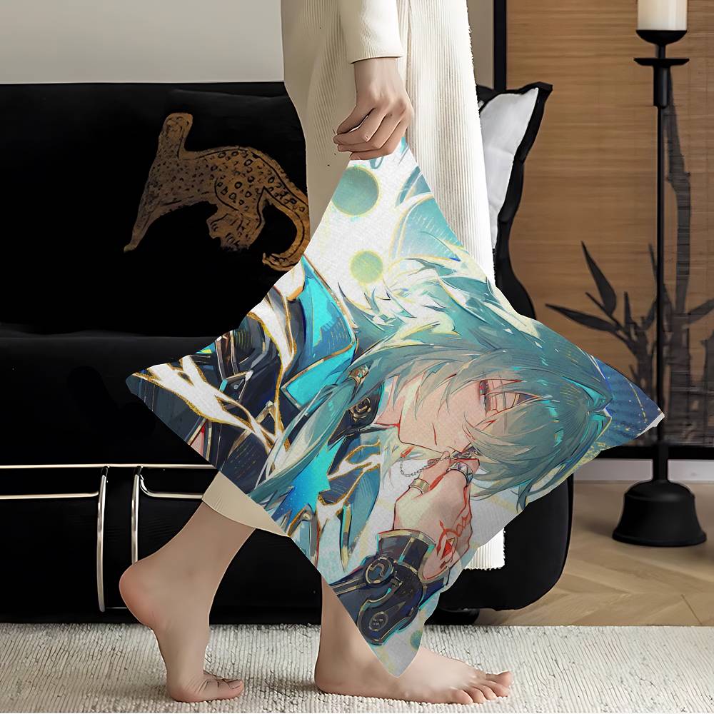 Honkai Star Rail Anaxa pillow cover sofa cushion cover home room decoration children gift