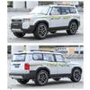 1/24 Toyota Prado LC250 Automobile Model Metal Die Cast Simulation Sound Light Seat Foldable Boys Birthday Gift Children's Toys