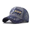 Cappellino da Baseball Nuovi Quattro Stagioni Retrò Usurato Casual Sportivo da Esterno Cappello da Sole Primavera e Autunno Cappellino con Ricamo di Lettere Uomo