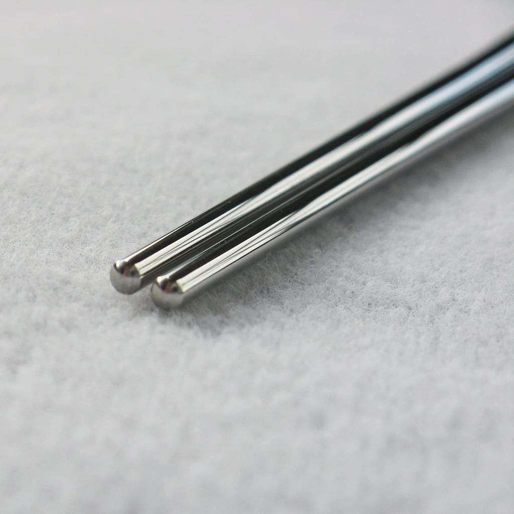 Nagao Stainless Matte Gift Dishwasher Made in Japan Tsubame-Sanjo Chopsticks, 18-8 Steel, Finish, 22cm, Set, Safe,