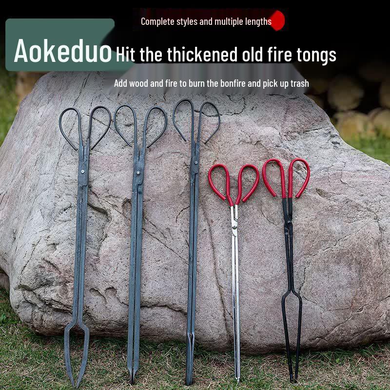 Long Handle Multi-Purpose Fire Tongs