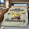 The Minions Sunflower Adventure Blanket Is Suitable for Beds, Sofas, and Various Other Occasions, Making It A Perfect Gift.
