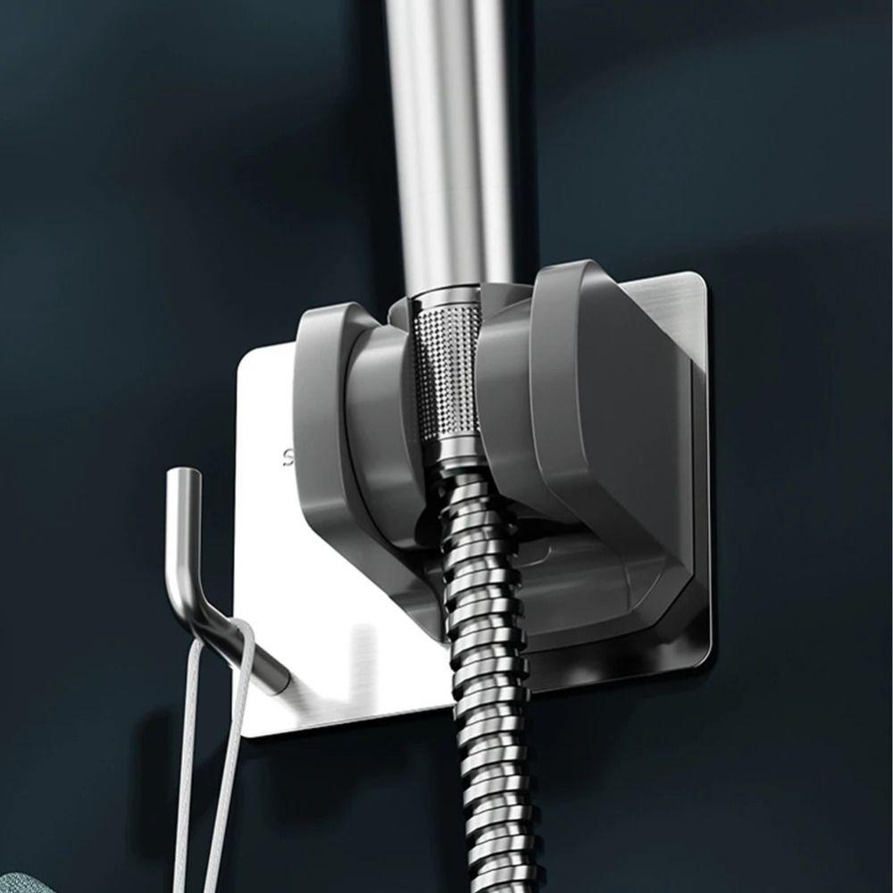 Universal Shower Head Holder Wall Mounted Bathroom Shower Bracket Showerhead Bracket  Shower
