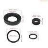 K1AE Heat Resistant Seal Rings Rubber Seal Rings Bathroom Acessories Simple Installs