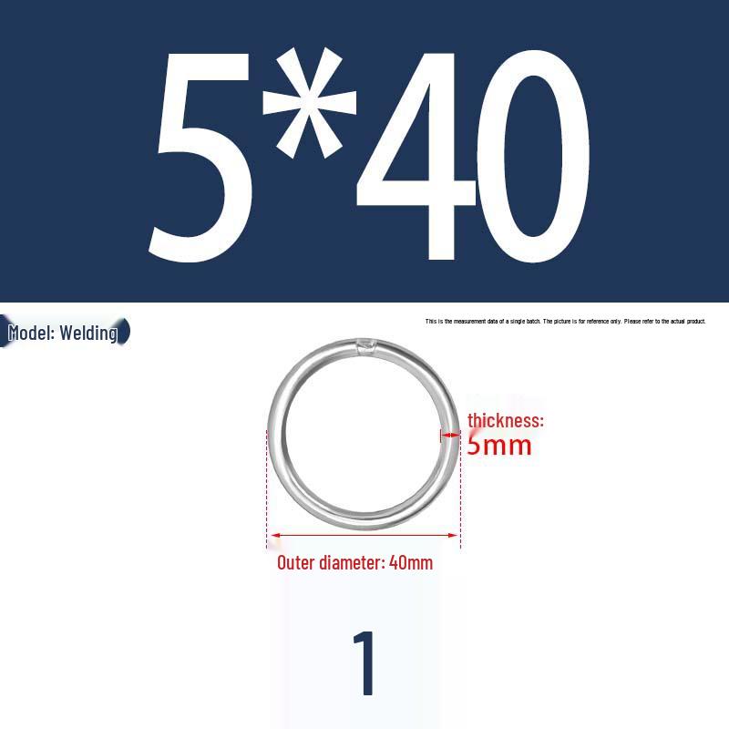 304 Stainless Steel Seamless O-Ring for Lifting and Hammock Yoga Connection