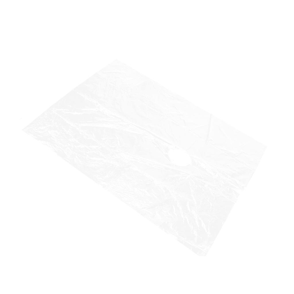 50pcs Disposable Hair Cutting Dyeing Apron Waterproof Hairdressing Gown Cape 92 x 130cm