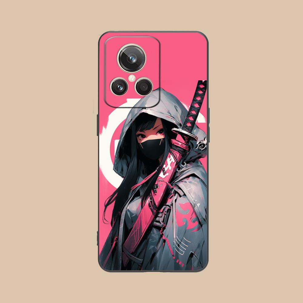 Anime Girl Mobile Phone Case for Realme GT 8 Neo Pro C75 73 71 C67 65 C55 53 C35 31 C20 15 Colorful Printing Cover Pretty