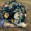 1PC Floral Pattern Umbrella-8-Rib Reinforced Portable Folding Travel Suitable for All Seasons Outdoor Daily Use Is an Ideal Choice  -K0414
