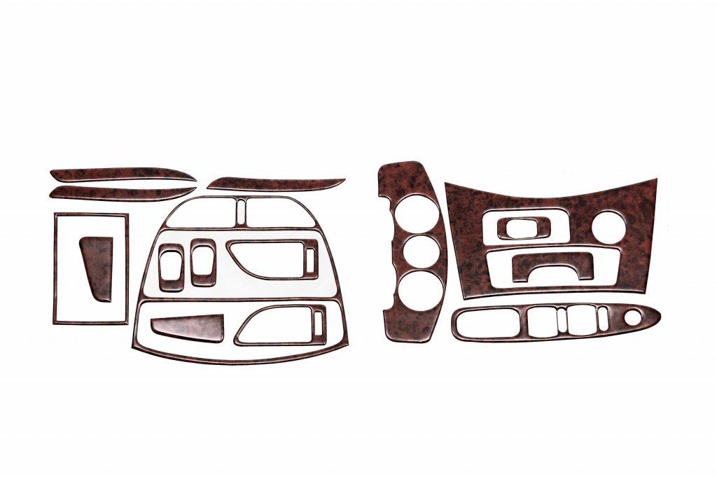 

Накладки на панель (большой к-т) Темное дерево для Chery Tiggo 1