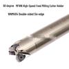 Huantong Shiba 90° MFWN Right Angle High Feed Milling Cutter Holder with XNMU040308 Inserts